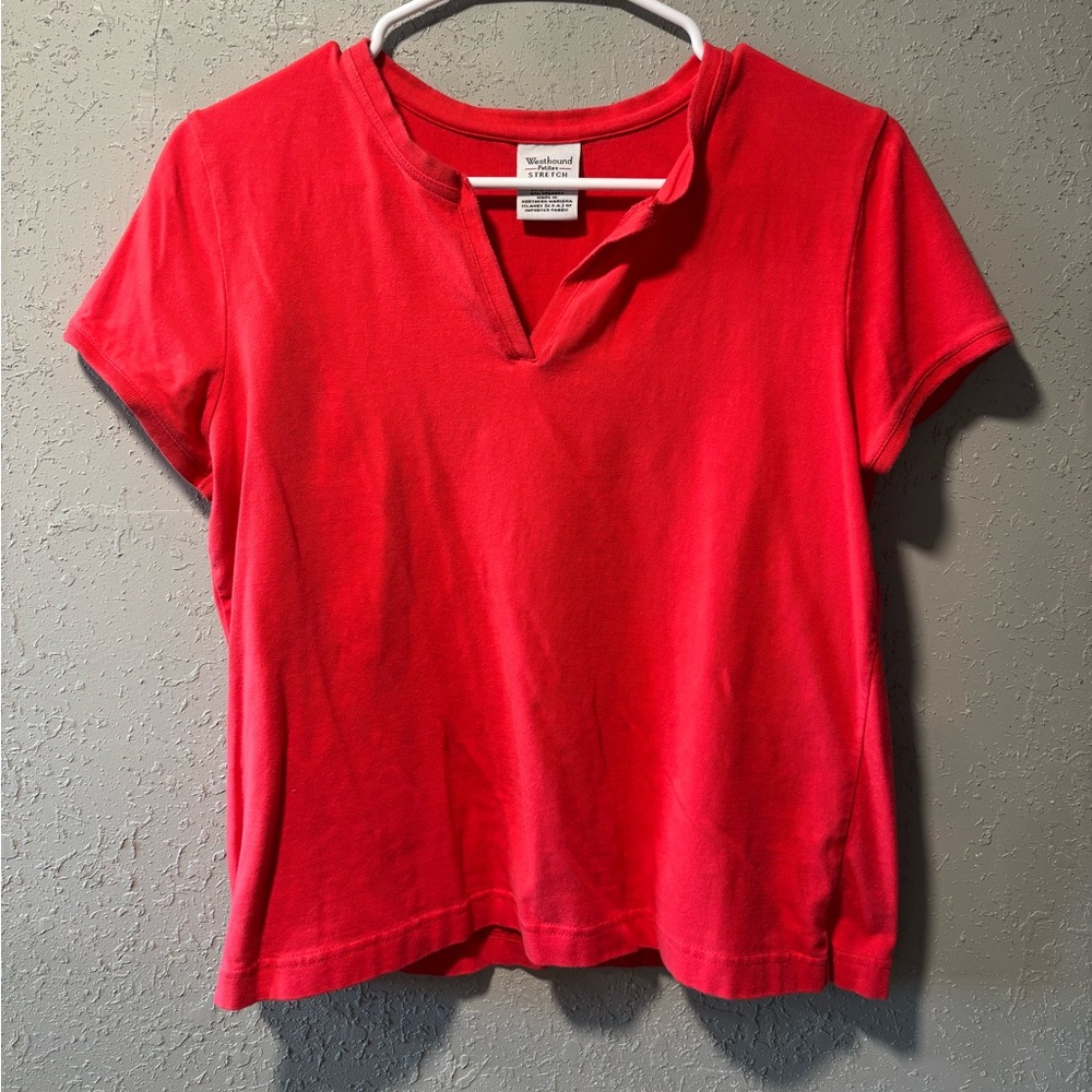 Westbound Vibrant Red Short Sleeve Tee
